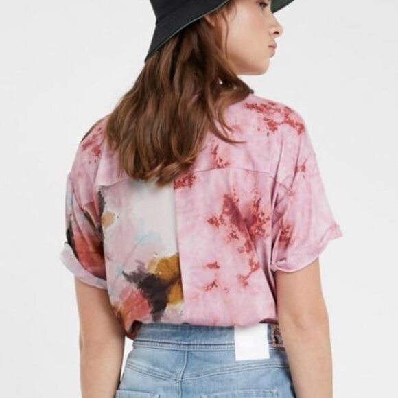 Desigual pink and brown t-shirt - Picture 2 of 11